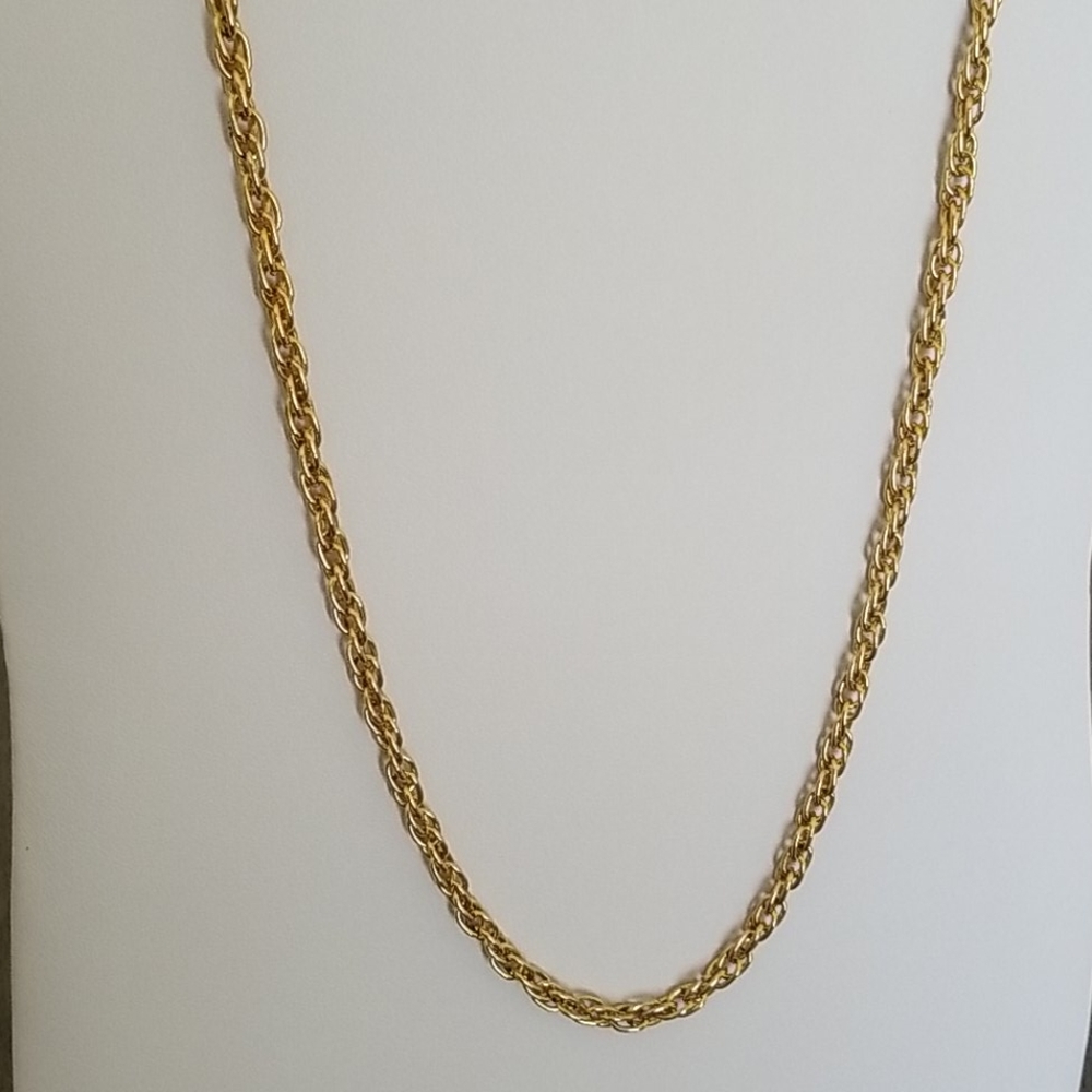 14k Yellow Gold 24" 4MM Box Chain - Picture 4 of 13